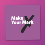 Make Your Mark logo in purple